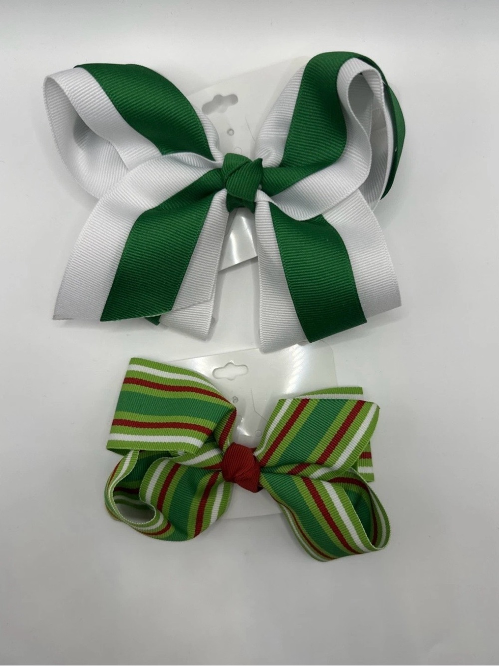 Handmade Toddler Little Girl Hair Bows Multicolor Clip On Holiday Non Slip Girly